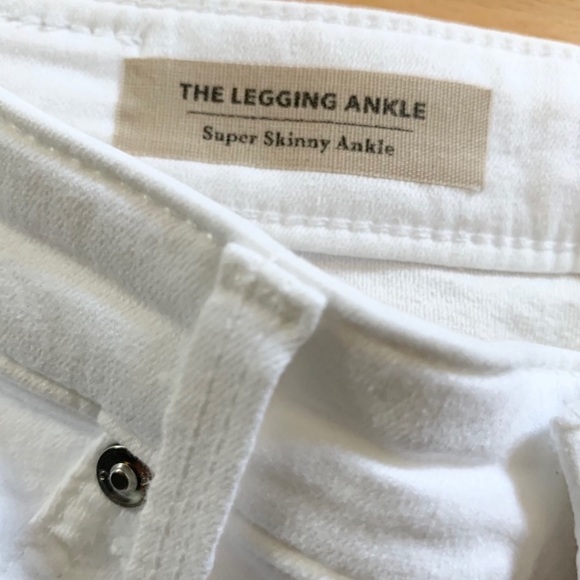 🎉AG Adriano Goldschmied Skinny Legging White Sz. 24 - Picture 6 of 7